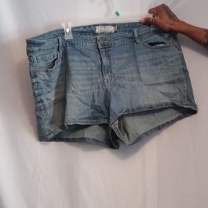 Denim shorts